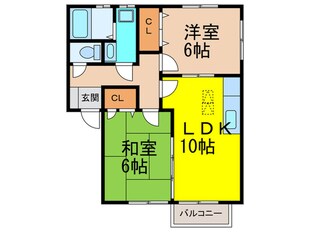 カウベルハウスの物件間取画像